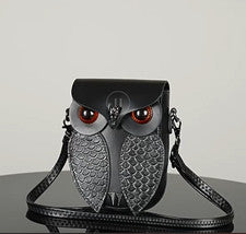 Carteras bandolera cuero búho