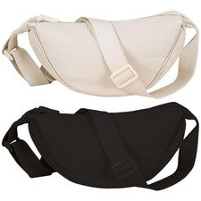 Paquete de 2 bolsas de media luna Firtink bandolera de nailon hobo albóndigas ajustables beige