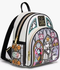 NUEVA Mochila Loungefly Disney Pesadilla antes de Navidad Vidrieras