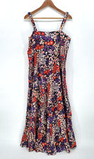 Vestido maxi casual & Co. con tirantes vestido de verano para mujer talla M 100% algodón