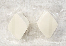 4 x Esponja de Maquillaje de Belleza Blanca para Base Contorno Rubor Maquillaje Hecha en Corea