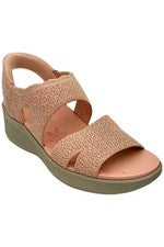 Skechers Mujer Slipins Pier Lite Tejido Cuñas Adoración Rosa