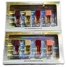 Paquete de 2 Perfumes Kimberly's Discovery 4 Perfumes Perfumados a Piña, Cereza y Melocotón 0.5oz