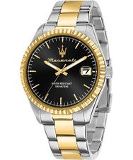 Reloj COMPETICIÓN PLATA ORO NEGRO R8853100042 Maserati Hombre