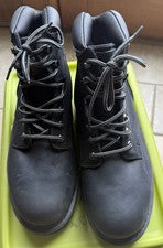 Timberland Pro Met Guard Bota de Trabajo para Hombres 10.5 W Ancho Puntera de Acero Cuero Negro WP
