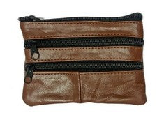 Cartera de Cuero Moda Real Pequeña Cartera Moneda Hombres Mujeres Bolso de Mano Bolso Bolsa