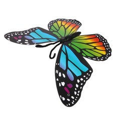 1 pieza pegatina reutilizable de PVC colorida mariposas para decoración de paredes y hogares en maceta