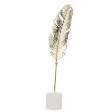 Adorno de hierro simple para el hogar delicada decoración de escritorio con base de madera 1 pieza