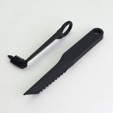 Juego de dos herramientas de corte de cocina con forma de V y decoradores de frutas en espiral