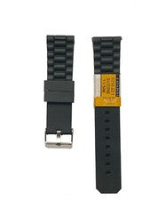 Correa de reloj Cavadini negra silicona 18 mm / 20 mm / 22 mm / 24 mm a elegir