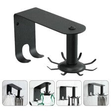 Soporte para utensilios de cocina montado en la pared gancho giratorio de cocina