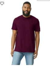 (16) Camisetas Adulto Gilden Estilo Suave Granate 8 Lg. & 8 XL