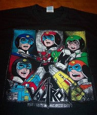 Camiseta ESTILO VINTAGE VOLTRON TEAM HOMBRE PEQUEÑA NUEVA AÑOS 80
