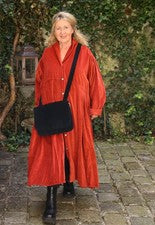 Cosas privadas - look por capas BOLSO TERCIOPELO MOLLLIEGEN - negro