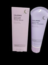 Global Beauty Calmante Noche SUERO FACIAL Y LIMPIADOR Lavanda Aloe PAQUETE