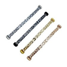 Correa de cadena de metal de acero inoxidable para Fitbit Inspire 3 repuesto