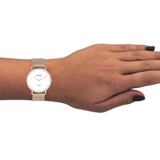 Oozoo Acero Inoxidable Unisex Reloj C20238 Análogo de Cuarzo Pulsera Oro Rosa