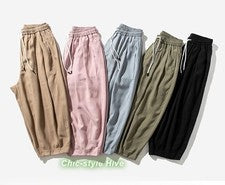 Pantalones Harén Sueltos Estilo Chino Para Hombre Informales Yoga Kung Fu Pierna Ancha Pantalones Largos