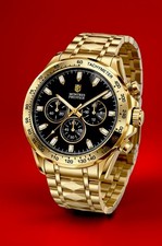 "Montres Prestige X INVICTA, 44 mm, WR 30 m dorado, MPW-0334 nuevo/caja/3 años como nuevo 8,5"""