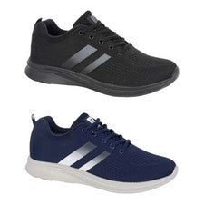 Entrenadores de malla DEK para hombre con cordones espuma viscoelástica ligera suela EVA/PU tallas 6-12