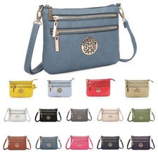 Damas Mujeres Diseñador Informal Bandolera Bolso Bandolera Cremallera Mensajero Bolso de Hombro