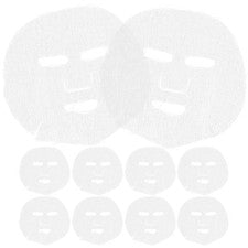 50 Piezas Mascarilla Facial Hojas Reutilizables Cómodas Gasa Humedad para el Cuidado de la Piel