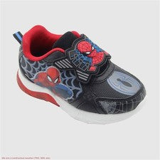 Zapatillas deportivas Disney Spider-Man para niños pequeños - Negras 1 *¡VER OFERTA!!!*