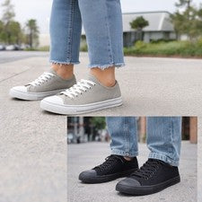 Zapatos Spirit Unisex Baltimore Lona Entrenador Zapatos por Urban Jacks Talla UK 3-UK11
