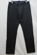 Pantalones clásicos de negocios forrados de piel de invierno de moda para hombre - azul oscuro - talla 32