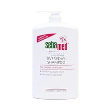 Champú diario Sebamed 1 litro cuero cabelludo sensible suave cuidado diario del cabello