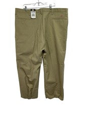Pantalones de trabajo industriales Dickies para hombre 46x32 beige (GG27) NUEVOS CON ETIQUETAS
