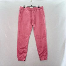 Free Planet- Pantalones Jogger Rosa Estilo Pull On Para Hombre Elastizados Mezcla Algodón L Nuevo sin Etiquetas
