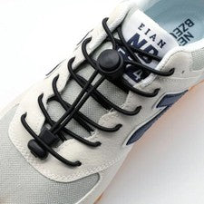 Cordones para zapatos sin ataduras perezosos elásticos redondos bloqueo adultos niños entrenadores deportivos✅
