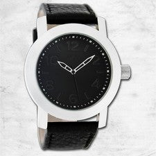 Oozoo Reloj De Pulsera Para Dama Timepieces Analógico De Cuero Negro UOC5154A
