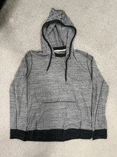 Camisa Express Para Hombre Grande Gris Negra Con Capucha Sudadera con Capucha Estilo Descontinuado Nueva Sin Etiquetas