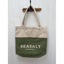 Bolso de Mano de Lona Seasalt - Medio Logo Ciprés - Nuevo con Etiquetas