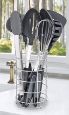 Proctor Silex PGA601 8 Piezas Aluminio Hogar Cocina Utensilios Juego, Negro