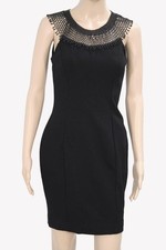 French Connection Damen Kleid Gr. 34 (UK8) Schwarz NEU Shiftkleid Shirtkleid