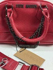 Bolso Cartera Steve Madden Rojo Marinero Mujer Pequeño Monedero Cadena AirPod Bolsa Nuevo