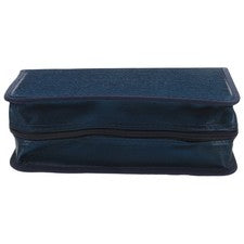 Bolsa de almacenamiento de CD de tela mercerizada de 128 piezas bolsa de CD de mano de gran capacidad