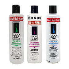 Set de cuidado del cabello Doo Gro paquete de fortalecimiento de champú sin enjuague para reparar hormigueo