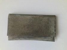 Cutch de cristal para mujer Nina Gunmetal