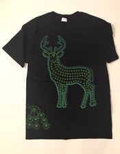 Nueva camiseta de diseño mexicano para hombre. (Negro) Tallas: M, M