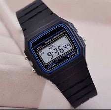 Reloj Deportivo LED Digital Hombre, Sencillo Pequeño Cuadrado Pulsera