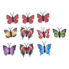 10 piezas Pegatina Decorativa Mariposa Magnética 3D Nevera Hogar Habitación Decoración Pared7531