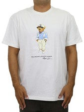 Polo Ralph Lauren Polo Bear Preppy Bear Calce Clásico Cuello Redondo Camiseta - Blanca