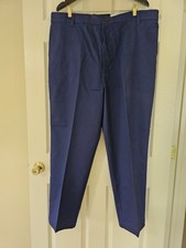 Pantalones de trabajo de algodón resistentes a las arrugas Red Kap PC20NV4 para hombre - azul marino talla W42/L30