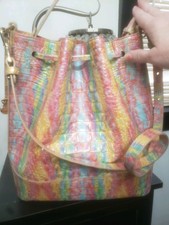 Brahmin Duxbury Mujer Mediano Agua Salada Cuero Caramelo