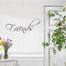 Pegatina de pared extraíble calcomanía PVC vinilo negro para decoración de salón hogar
