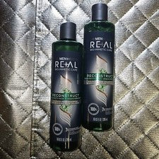 Champú Dove Men Care Reconstruct RE+AL Bio-Mimética Vegana Queratina 10 OZ Lote 2